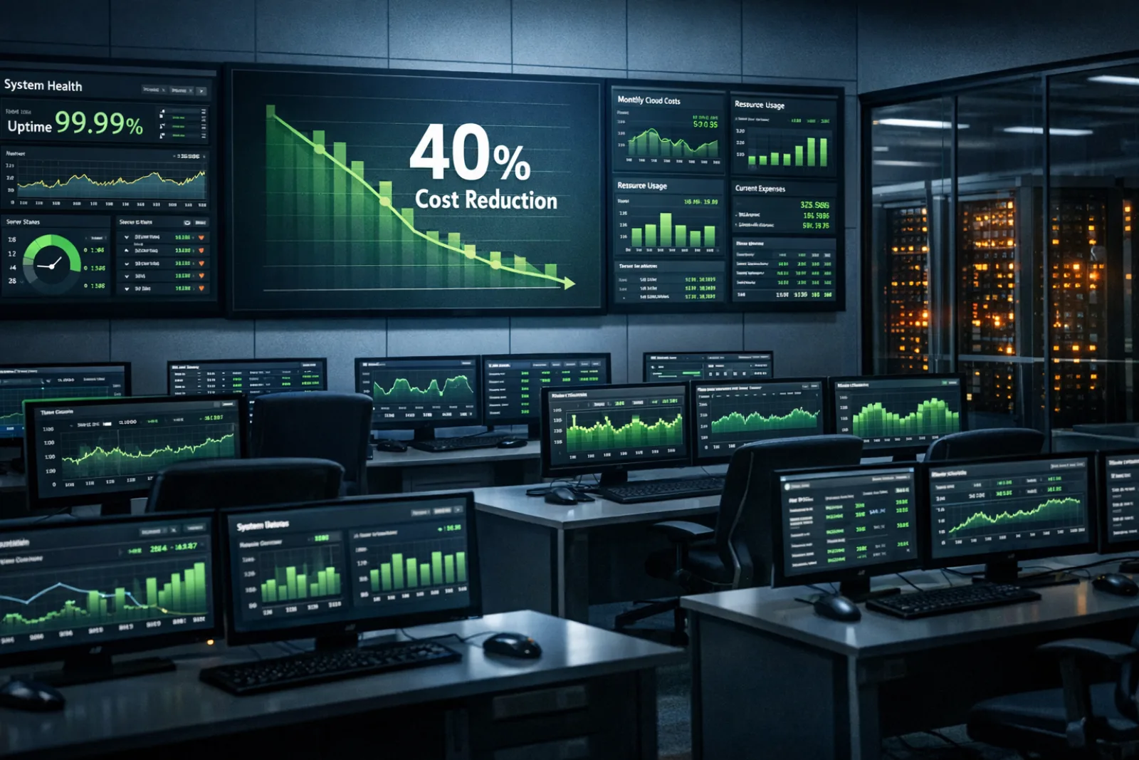 Managed services: the model that cuts costs by 40%